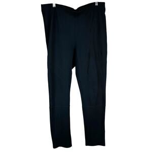 Soft Surroundings Black Ponte Knit Pant Women's NO SIZE TAG (XL) Good Condition